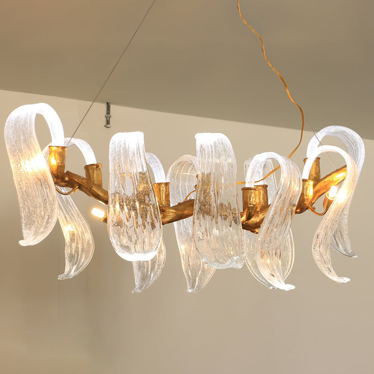 Icarus Wings Horizontal Branch Chandelier - L 39.4″ x W 15.7″ x H 15.7″ / L 100cm x W 40cm x H 40cmcasivra