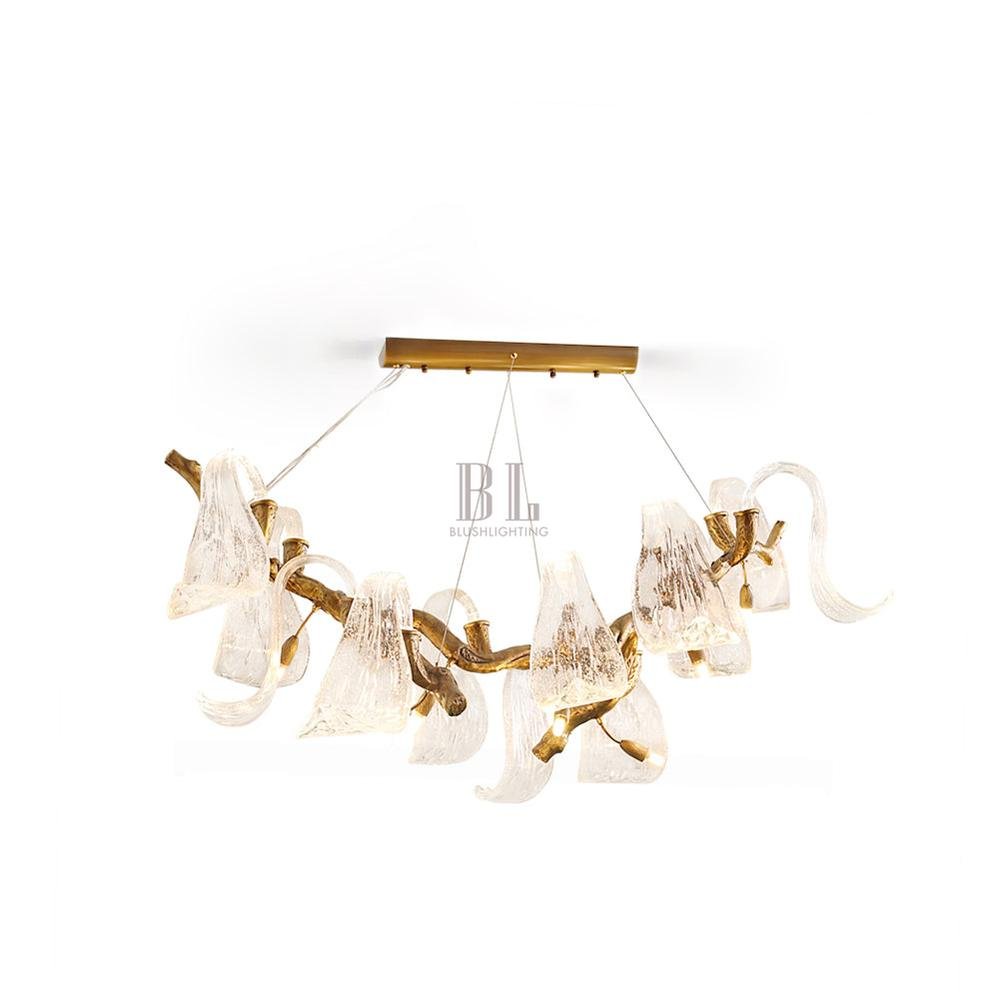 Icarus Wings Horizontal Branch Chandelier - L 39.4″ x W 15.7″ x H 15.7″ / L 100cm x W 40cm x H 40cmcasivra