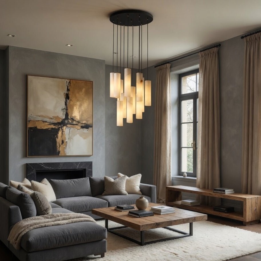 buyMorris 16-Light Marble Chandelier - Morsale