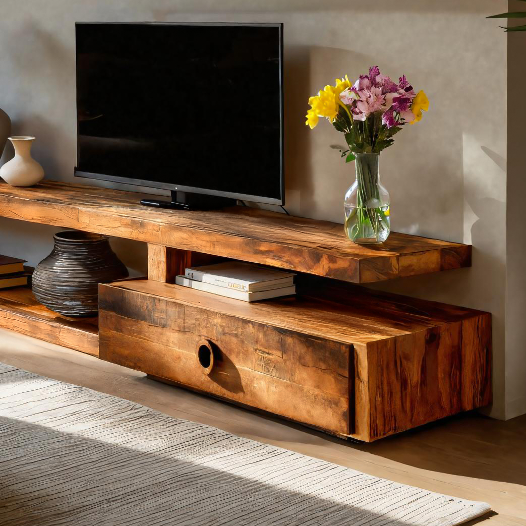 Modern TV Shelf For Living Room Or Media Unit