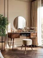 Mid Century Handmade Vanity Table For Bedroom