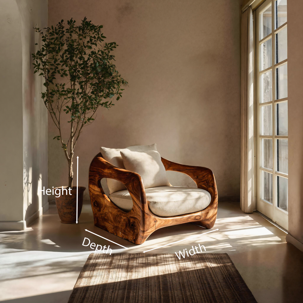 Minimalist Organic Lounge Seating For Living Room Interiors