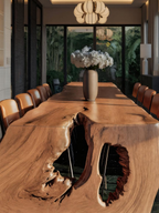 Modern Sculptural Dining Table For Dining Room