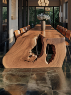 Modern Sculptural Dining Table For Dining Room