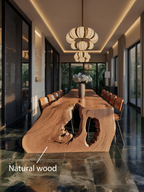 Modern Sculptural Dining Table For Dining Room