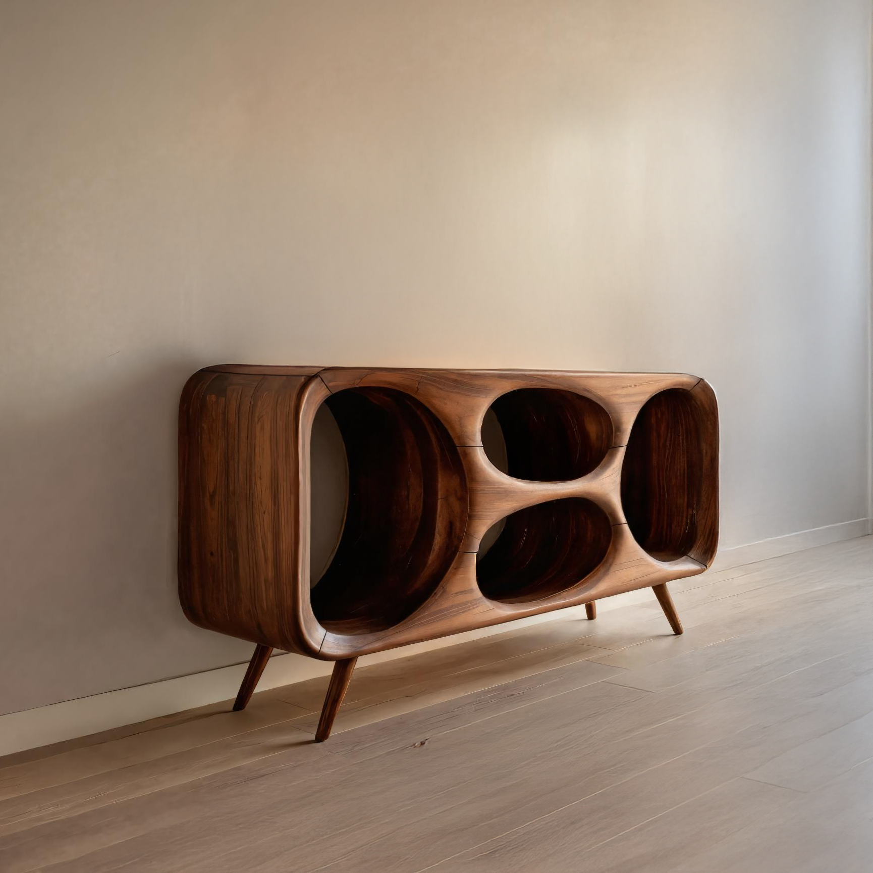 Modern Oval Sideboard For Holiday Decoration