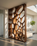 Modern Openwork Divider For Living Room Or Office