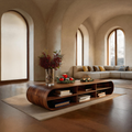 Modern Curved Sideboard For Living Room Or Holiday