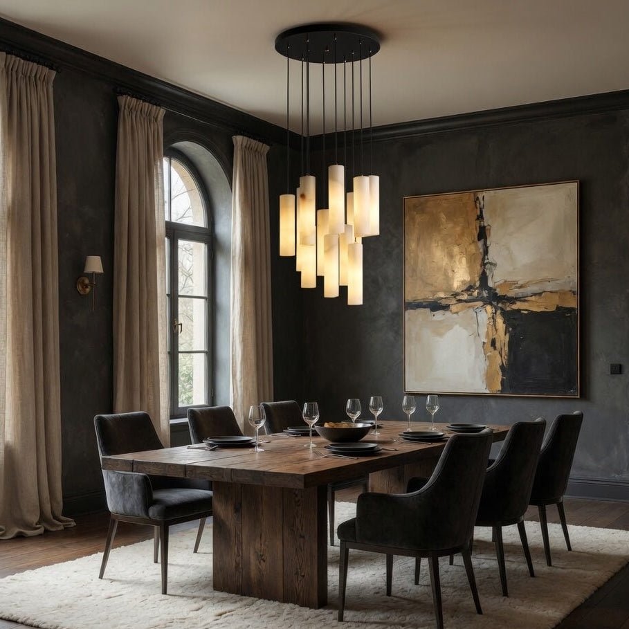 buyMorris 16-Light Marble Chandelier - Morsale