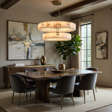 buyStafford Marble & Crystal Chandelier - Morsale