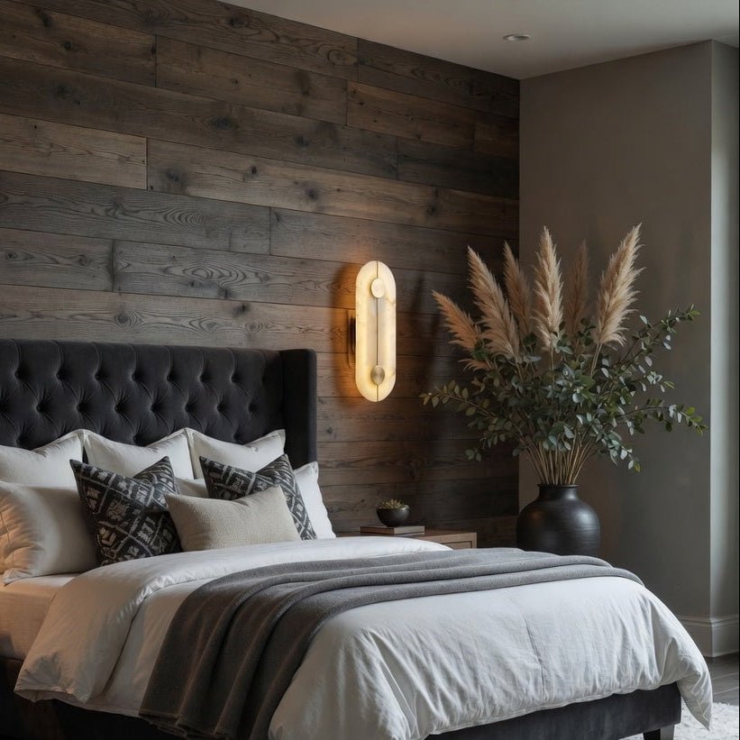 buyHaddon Marble Sconce - Morsale