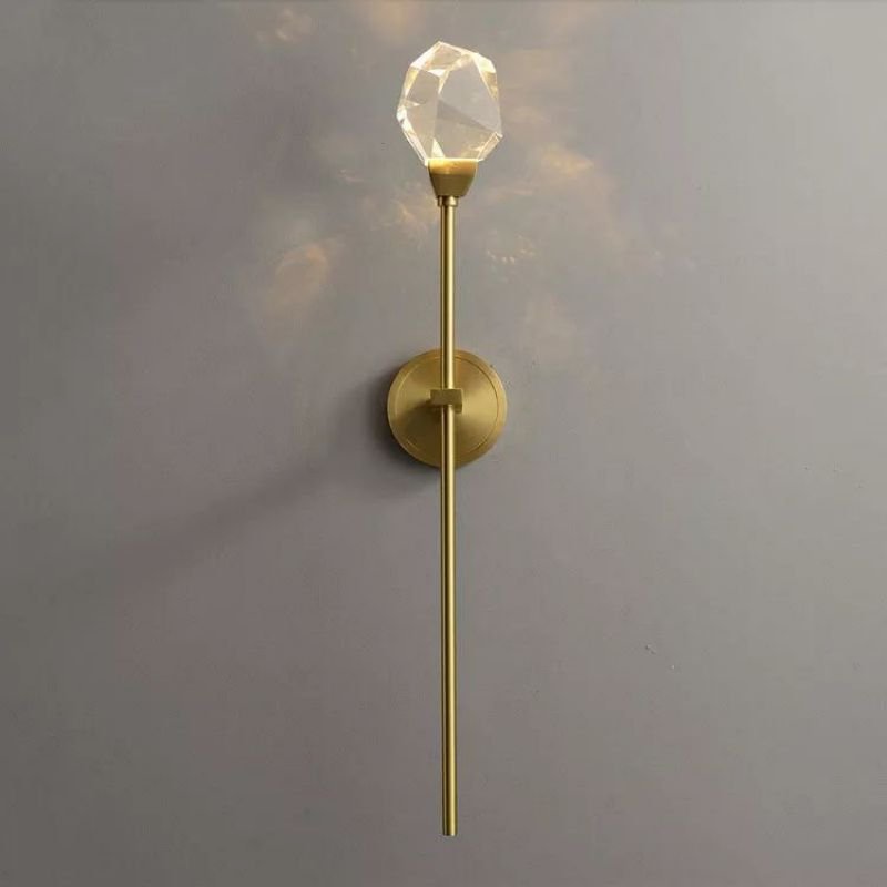 JC Nicole Crystal Prisms Wall Sconce - casivra