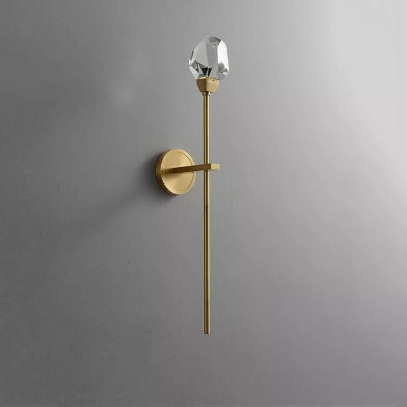 JC Nicole Crystal Prisms Wall Sconce - casivra