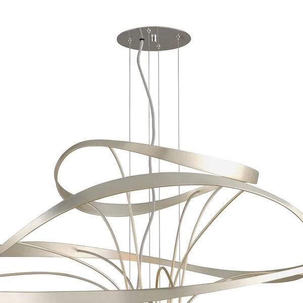 JC Smithereens Pendant Chandelier - Silver16.5" H x 18" W x 18" Dcasivra