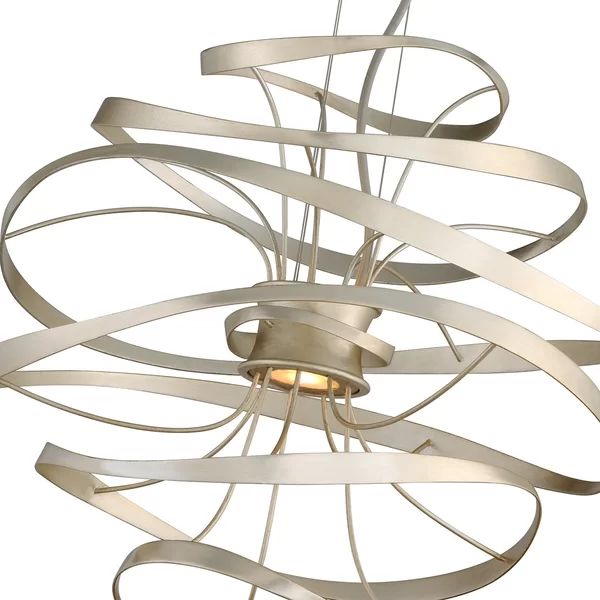 JC Smithereens Pendant Chandelier - Silver16.5" H x 18" W x 18" Dcasivra