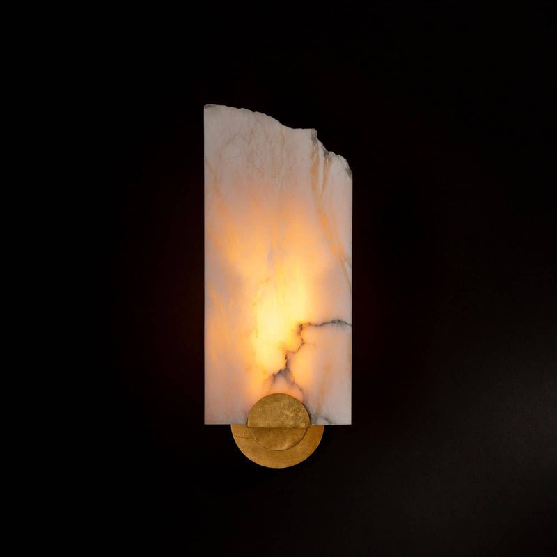 Jonah Alabaster Sconce - casivra