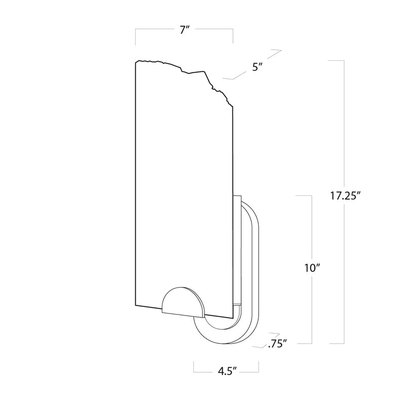 Jonah Alabaster Sconce - casivra