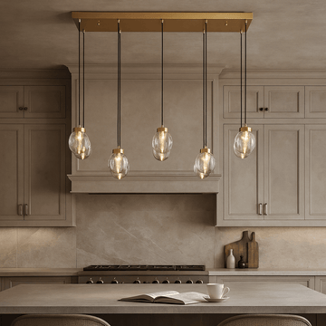 Bossen suspension chandelier full view