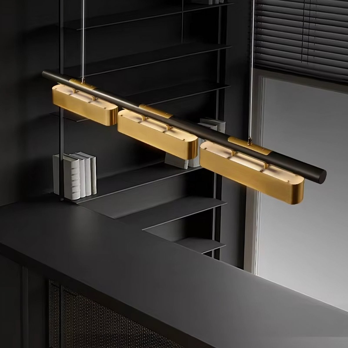 buyValiani Linear Brass Pendant - Morsale