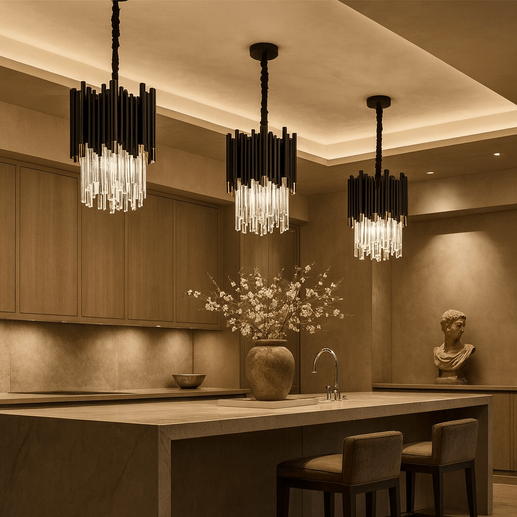 buyVigo 12" Crystal Round Chandelier - Morsale
