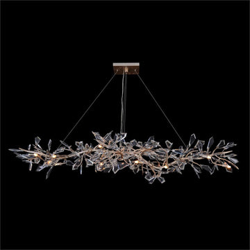 Kotta Fourteen - Light Cut - Crystal Oblong Chandelier - casivra