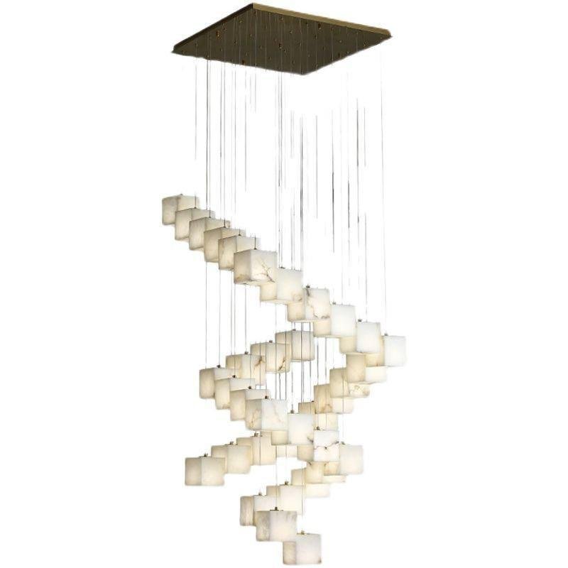 Kybos Alabaster Chandelier Light - 7-Light 11.8" / 30cmcasivra
