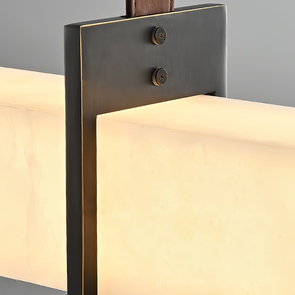 L-Axis Pendant Lamp - L 39.4 in x H 9.1 inBlack & WhiteWarm Lightcasivra