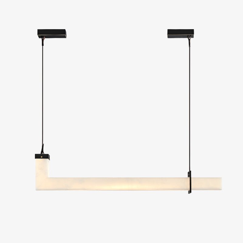 L-Axis Pendant Lamp - L 39.4 in x H 9.1 inBlack & WhiteWarm Lightcasivra