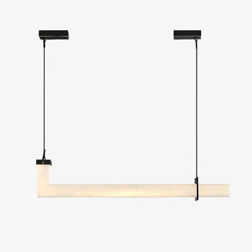 L-Axis Pendant Lamp - L 39.4 in x H 9.1 inBlack & WhiteWarm Lightcasivra