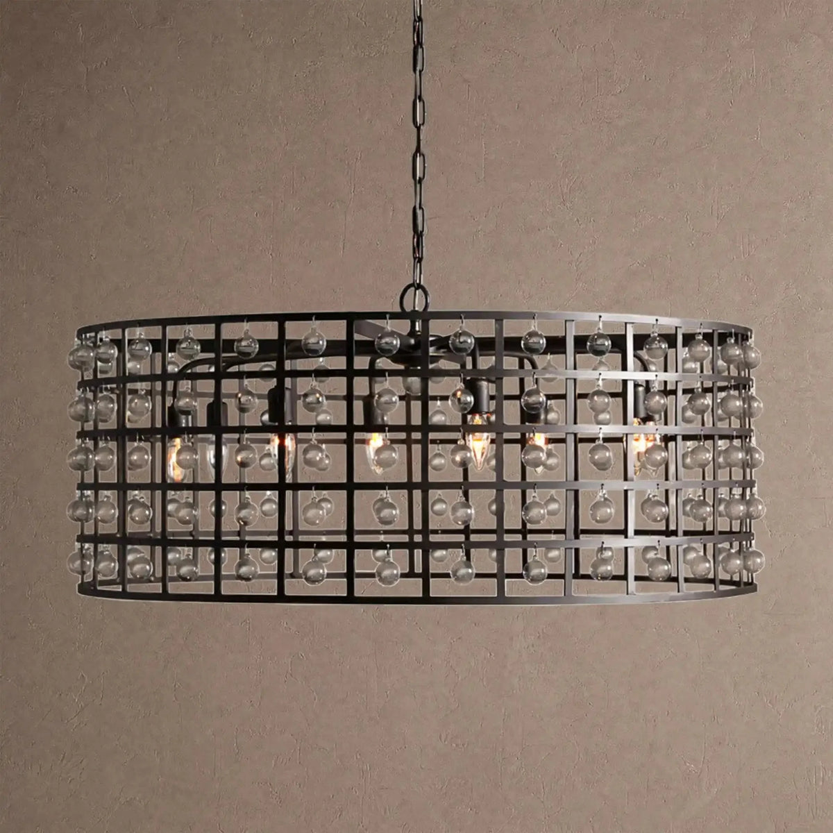 Lucarne Round Chandelier 6/8/12 Light - 8-LightBlackcasivra