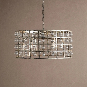 Lucarne Round Chandelier 6/8/12 Light - 6-LightSilver Claycasivra