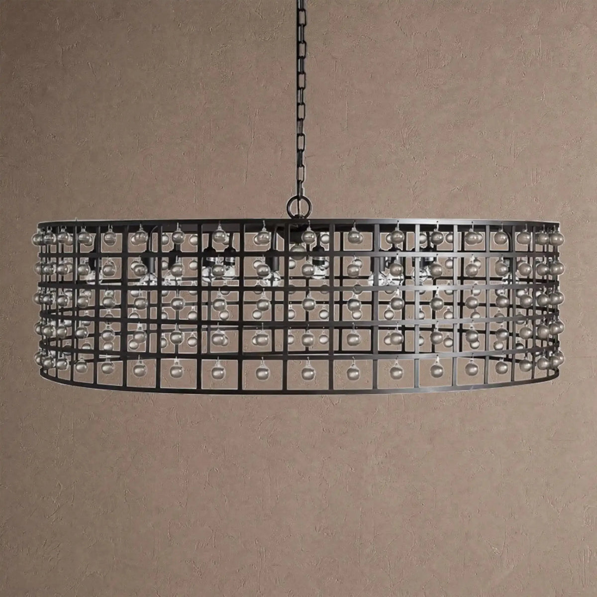 Lucarne Round Chandelier 6/8/12 Light - 12-LightBlackcasivra