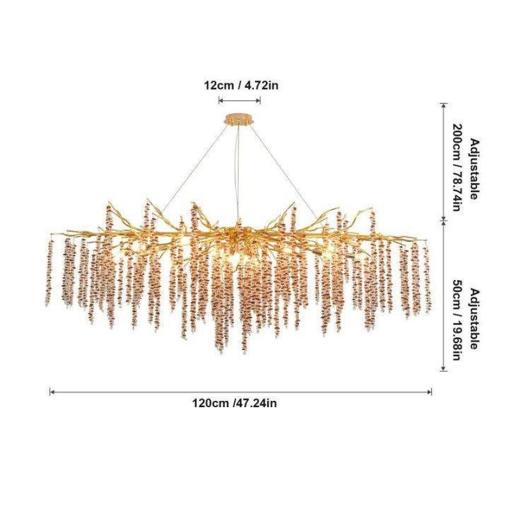 Lacuna Dining Room Branch Chandelier - L120 (L47¼")casivra