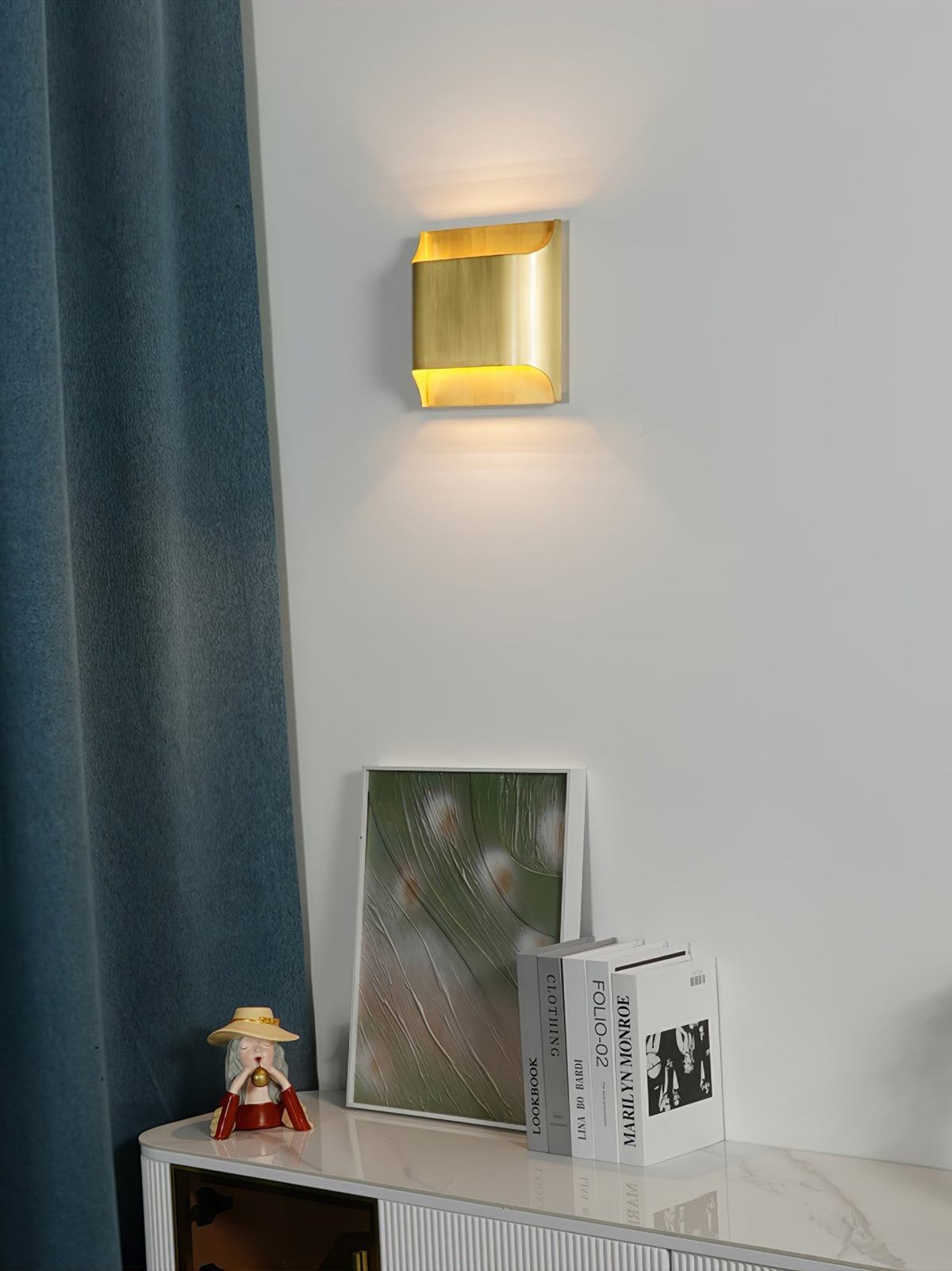 Leclerc Wall Lamp - ∅ 9.8″ x H 9.8″ / Dia 25cm x H 25cmBrasscasivra