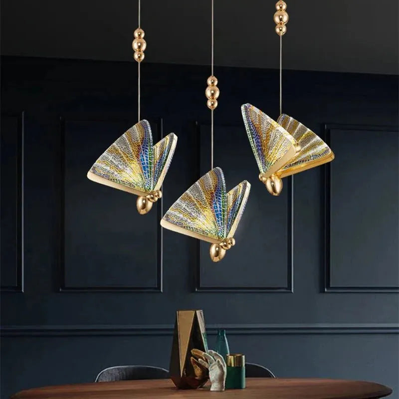 Led Butterfly Pendant Lights-Pendant Lights-casivra-casivra