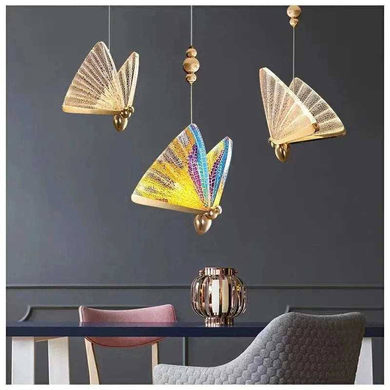 Led Butterfly Pendant Lights-Pendant Lights-casivra-casivra