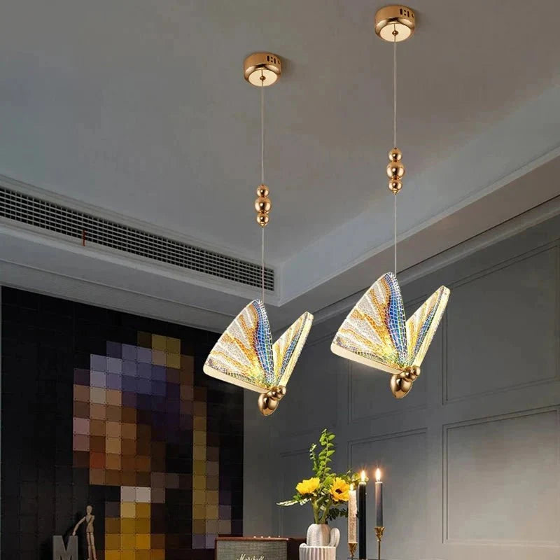 Led Butterfly Pendant Lights-Pendant Lights-casivra-casivra