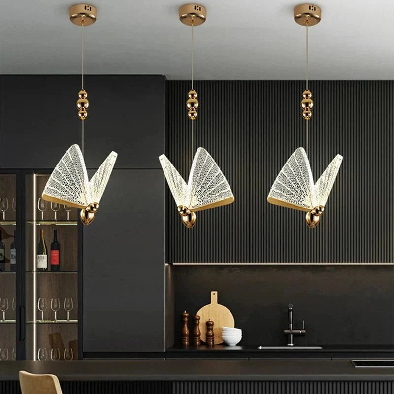 Led Butterfly Pendant Lights-Pendant Lights-casivra-casivra