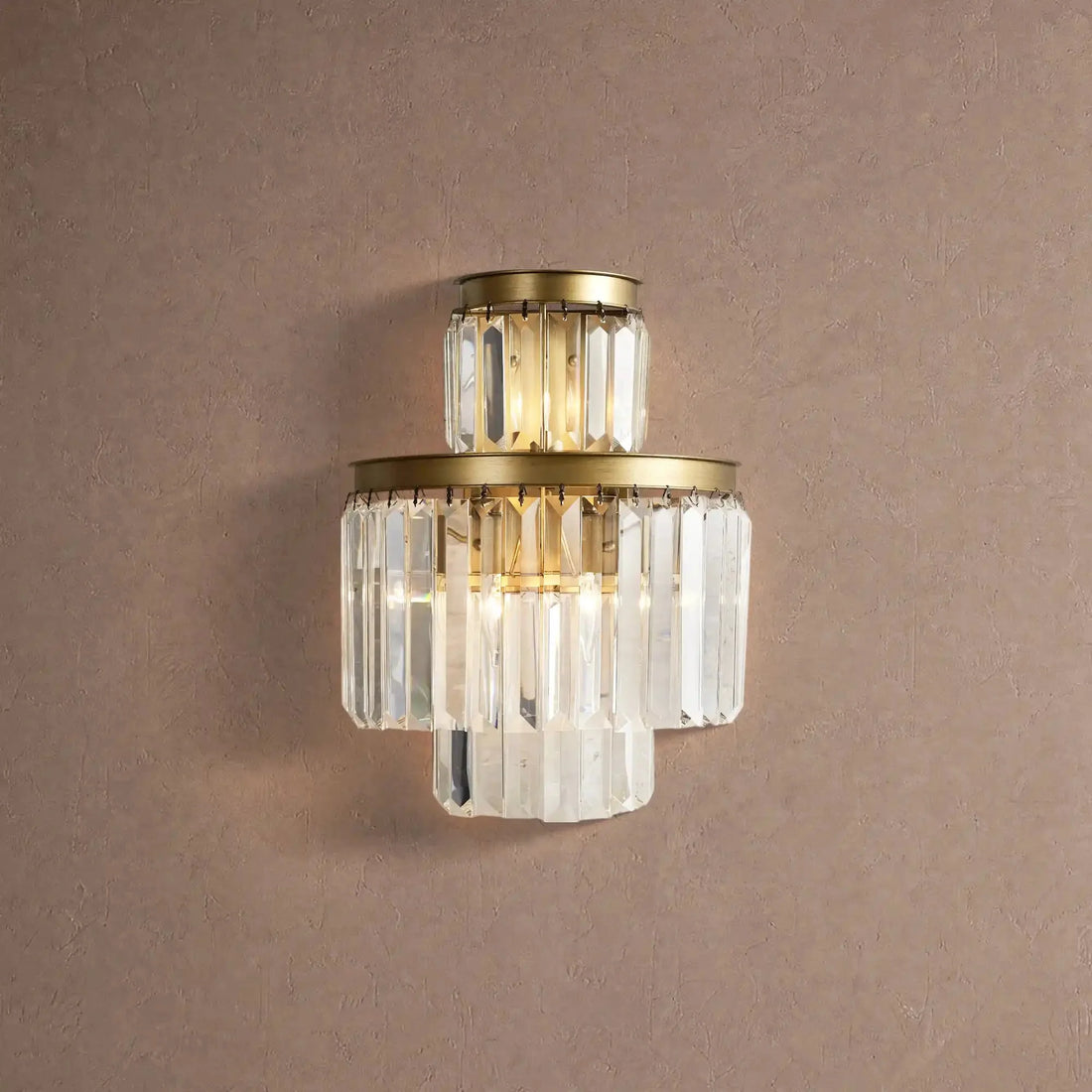 Langley 3-Light Wall Sconce - Brasscasivra