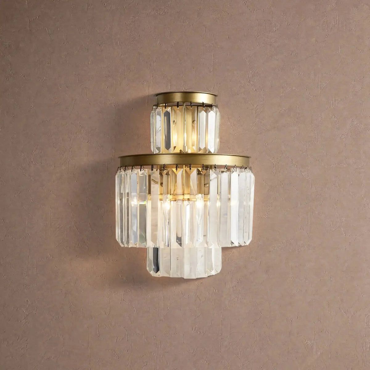 Langley 3-Light Wall Sconce - Brasscasivra