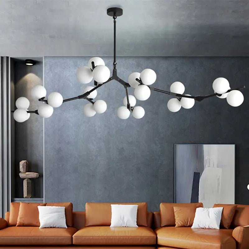 Lio Modern Tree Branch Ceiling Light Fixture - Black48.4"(123cm)Warm Light 3000Kcasivra