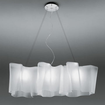 Logico Triple Linear Chandelier 15.75"W - Milky Whitecasivra