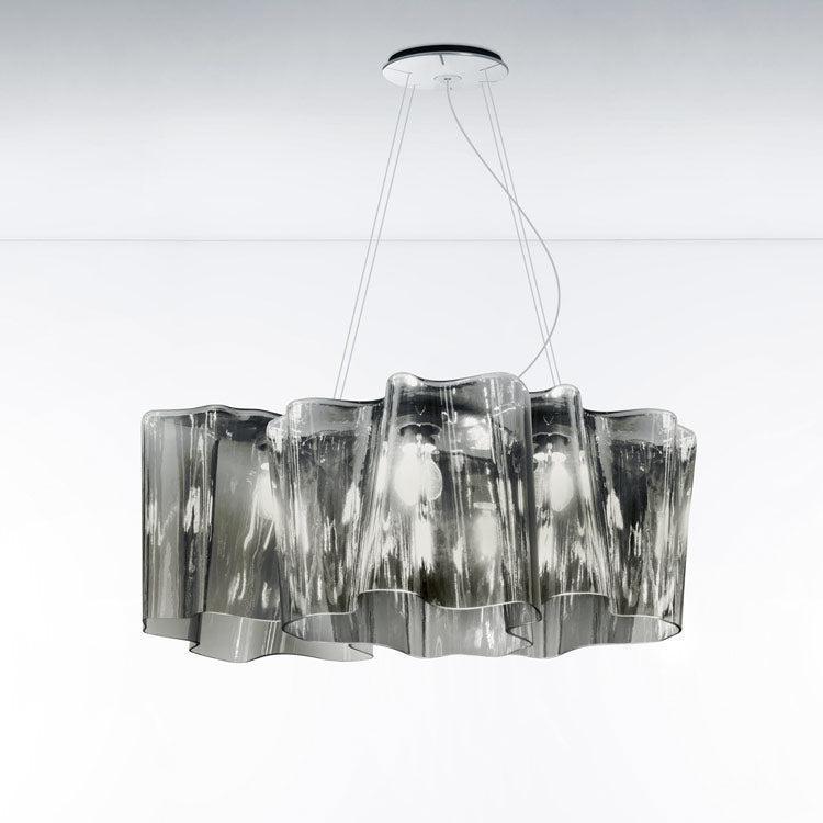 Logico Triple Linear Chandelier 15.75"W - Grey Smokecasivra