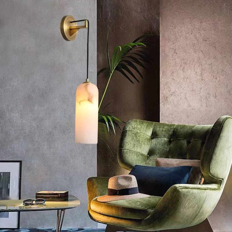 Louise Modern Alabaster Wall Sconce - casivra
