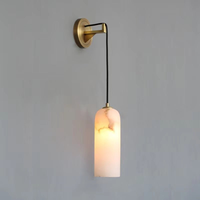 Louise Modern Alabaster Wall Sconce - casivra