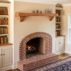 Rustic Fireplace Mantel Shelf For Living Room Cabin Decor