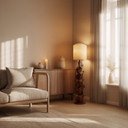 Modern Sculptural Table Lamp Set For Bedroom And Living Room
