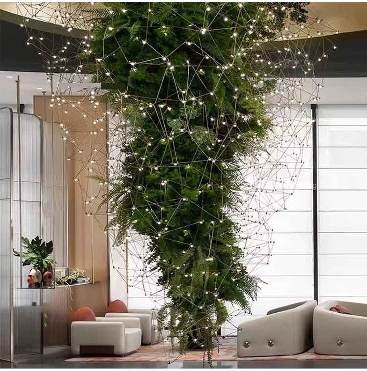 Lucia Tree Branch Chandelier for Foyer - Deep Golden Browncasivra