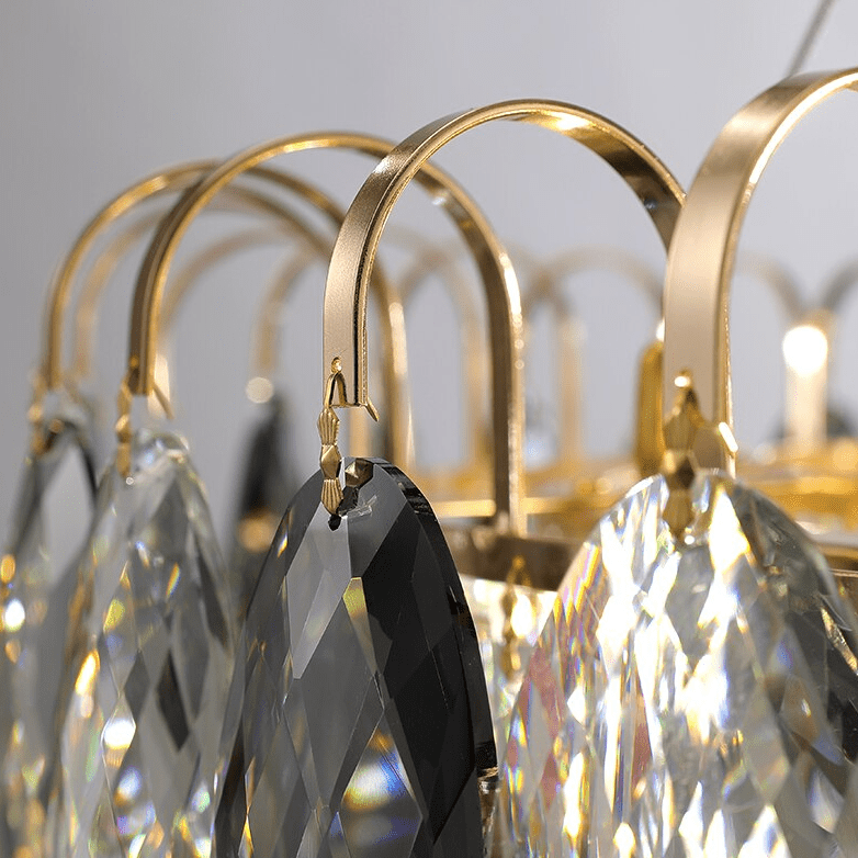 Luxurious K9 Crystal Chandelier Modern Ceiling Light Fixtures Set for Living Room/Dining Room-Chandeliers-casivra-casivra
