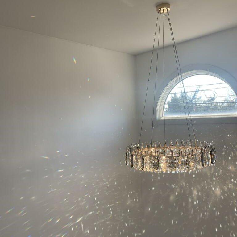 Luxurious K9 Crystal Chandelier Modern Ceiling Light Fixtures Set for Living Room/Dining Room-Chandeliers-casivra-casivra